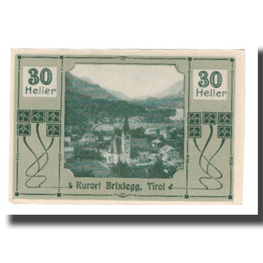 Banknote, Austria, Brixlegg, 30 Heller, paysage 2, 1920, 1920-10-31, UNC(65-70)