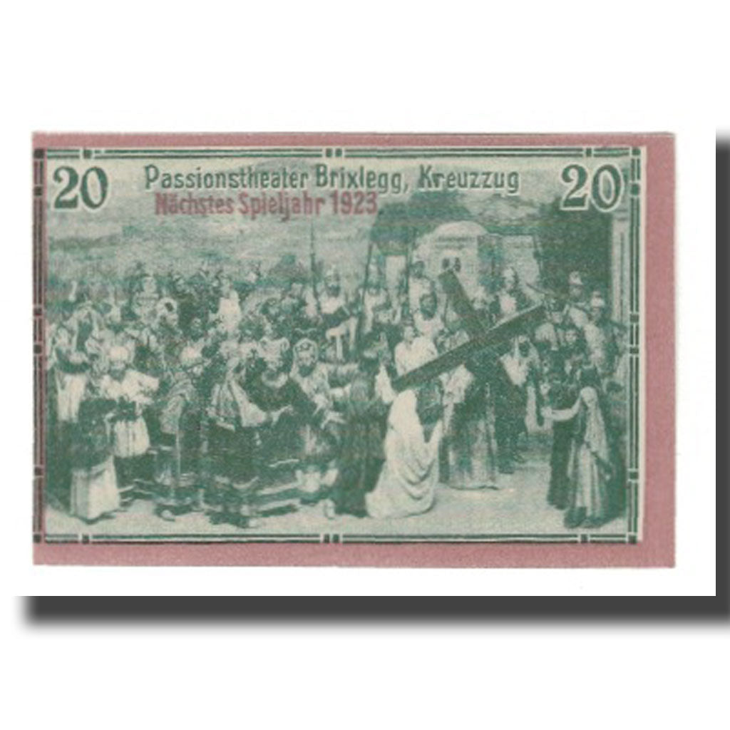 Billet, Autriche, Brixlegg, 20 Heller, paysage 1, 1920, 1920-10-31, NEUF