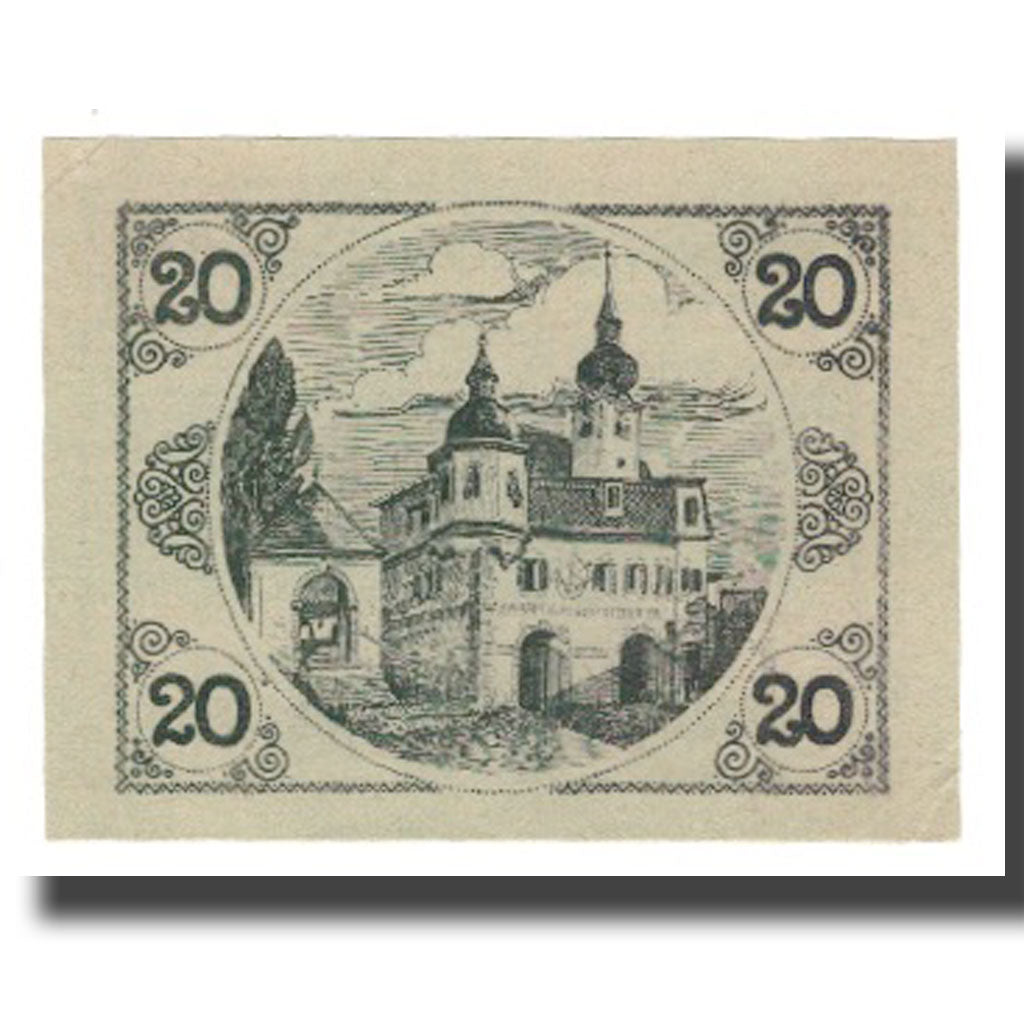 Billete, Austria, Schörfling am Attersee O.Ö. Marktgemeinde, 20 Heller