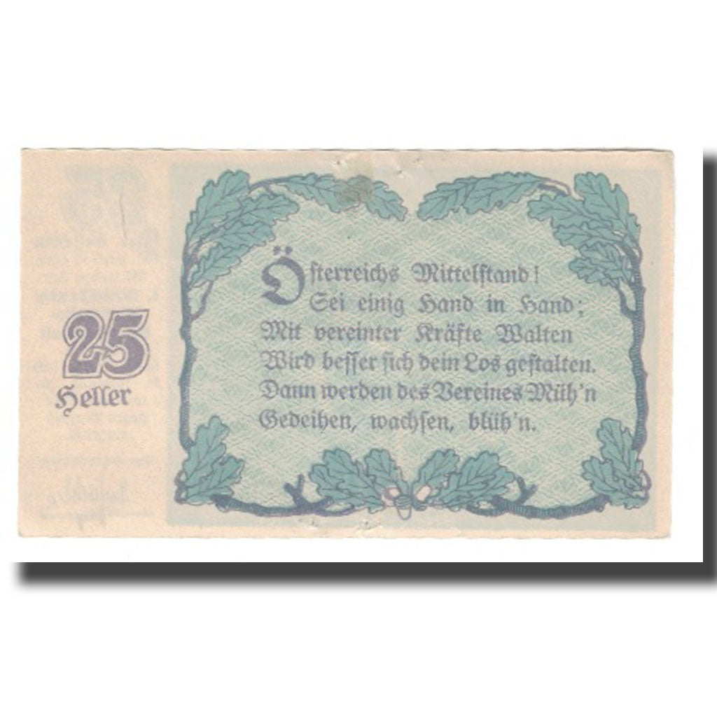 Geldschein, Österreich, Linz O.Ö. Prv. I.