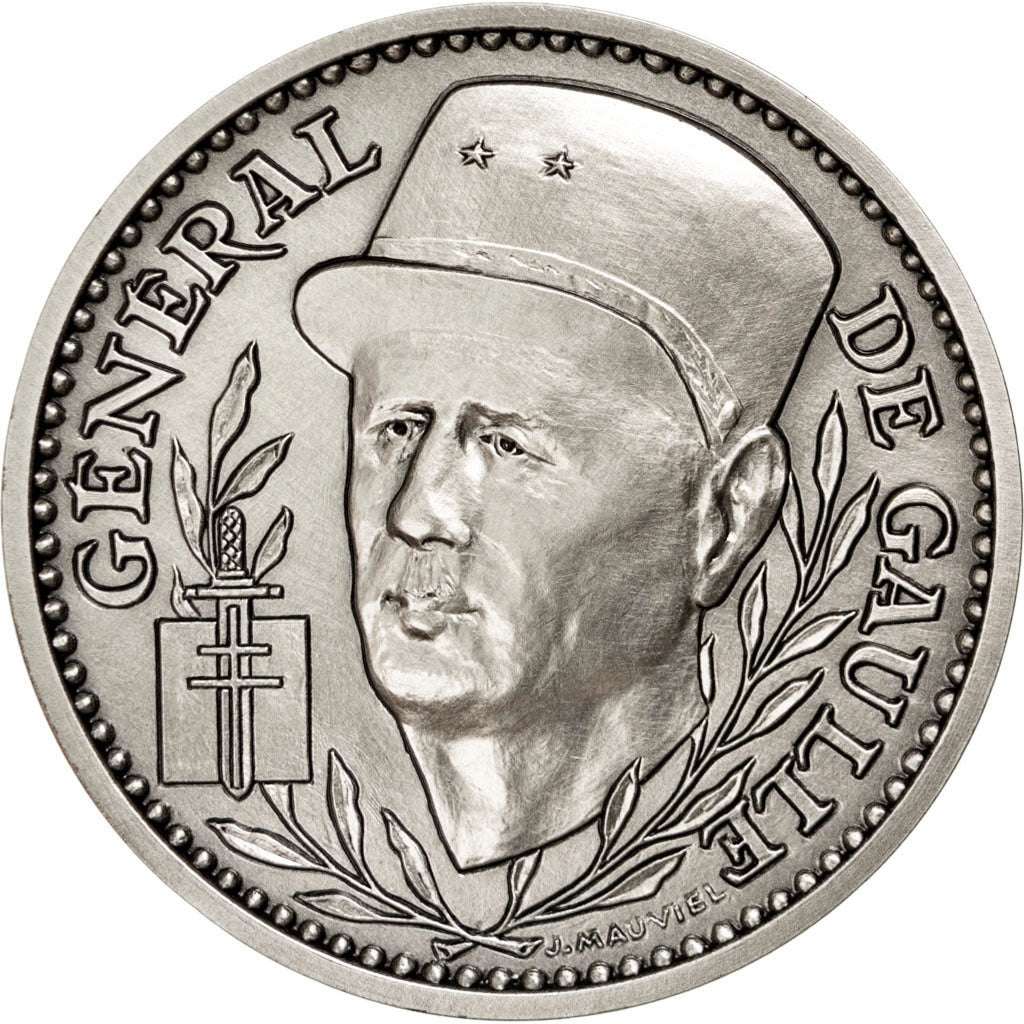 Francia, Medal, French Fifth Republic, History, Mauviel, FDC, Bronzo