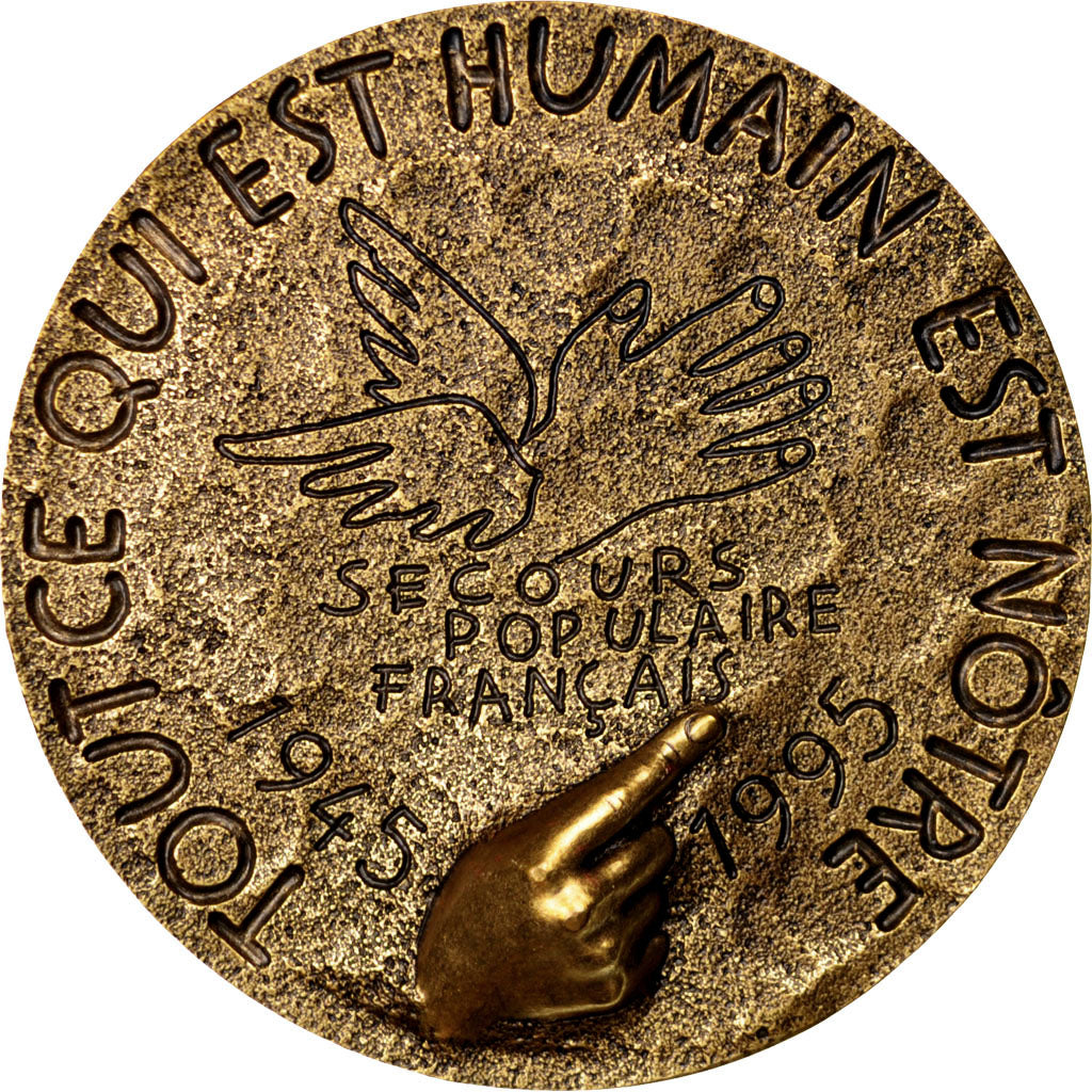 France, Medal, French Fifth Republic, Politics, Society, War, FDC, Bronze