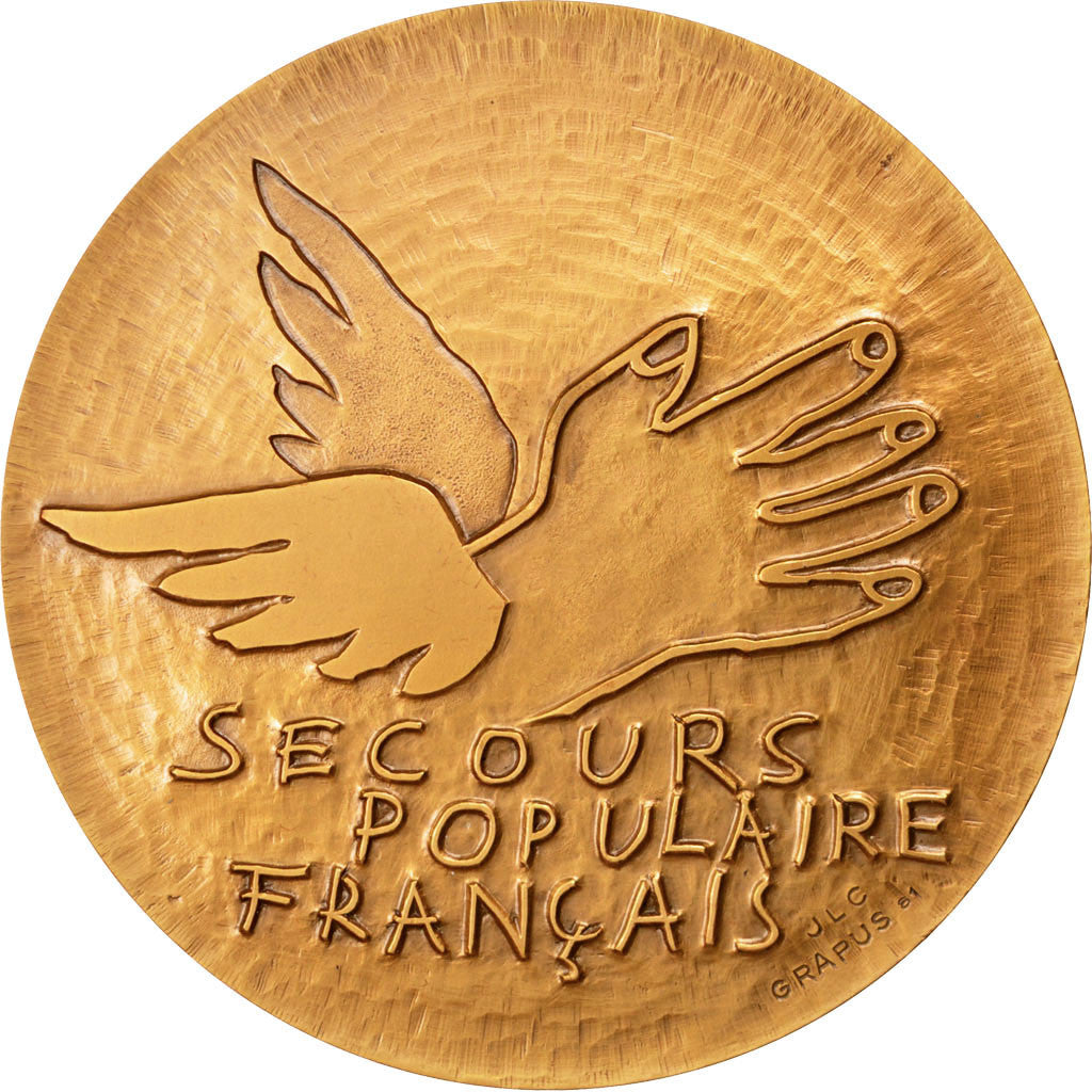 Frankreich, Medal, French Fifth Republic, Politics, Society, War, 1983, STGL