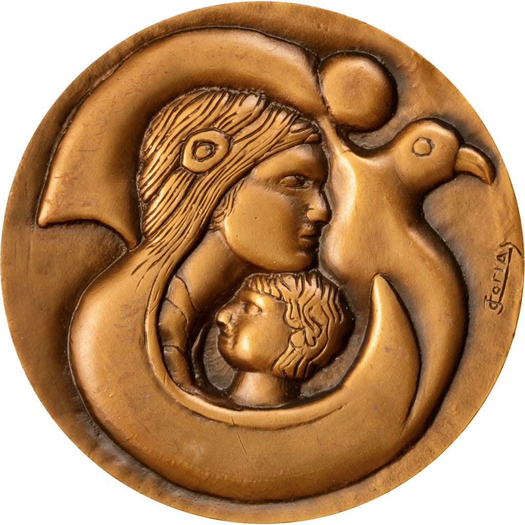 Frankreich, Medal, French Fifth Republic, Politics, Society, War, VZ, Bronze
