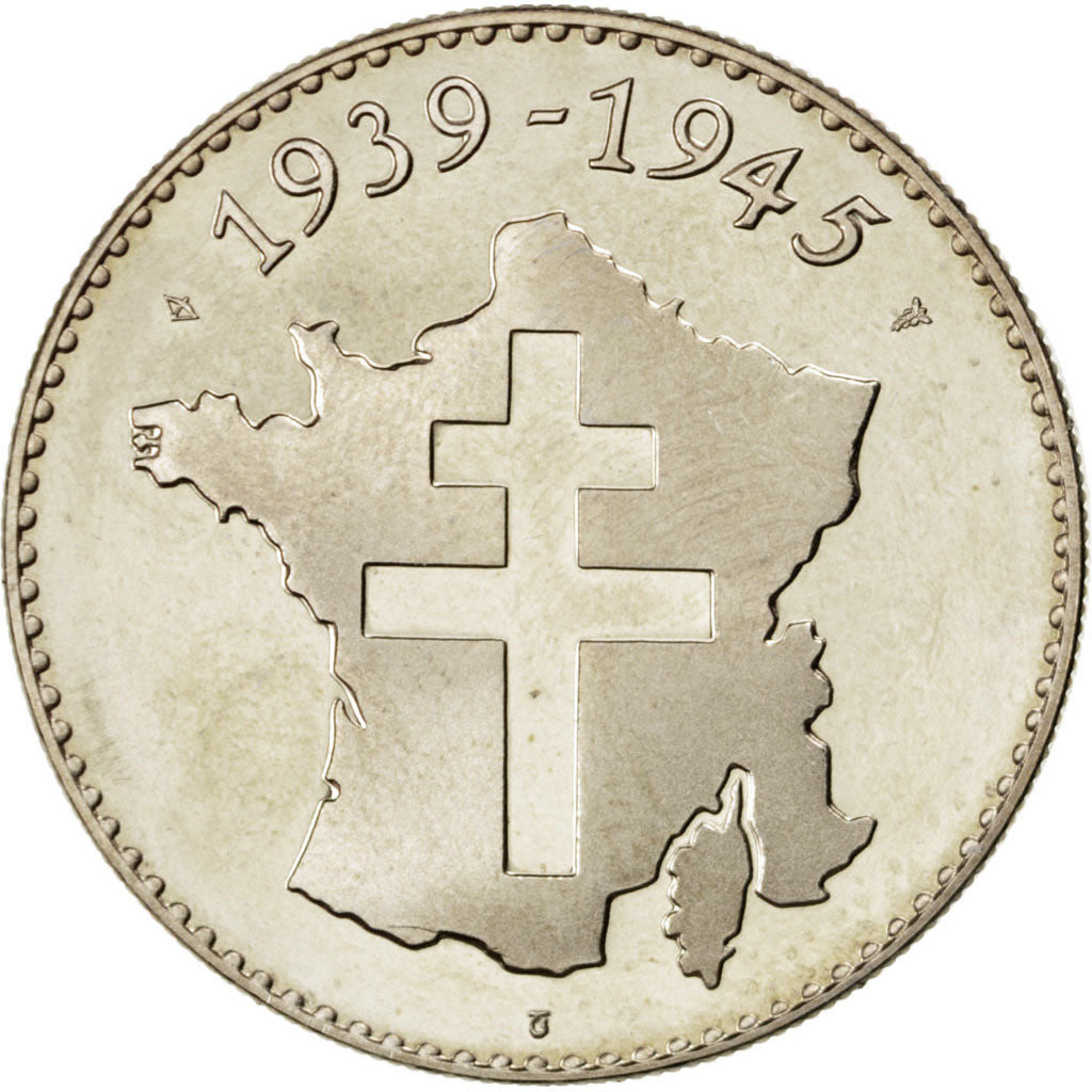 France, Medal, French Fifth Republic, History, Jimenez, AU(55-58), Nickel