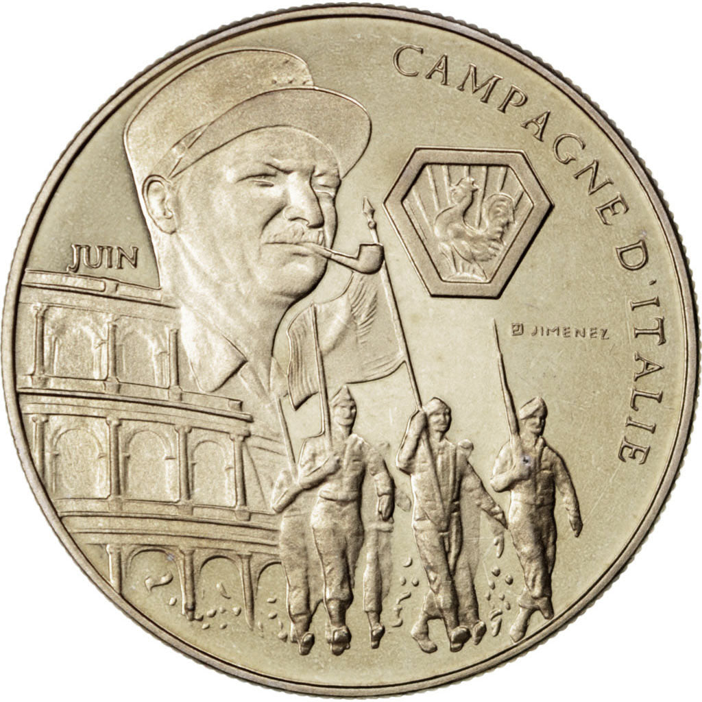 Francia, Medal, French Fifth Republic, History, Jimenez, EBC+, Níquel