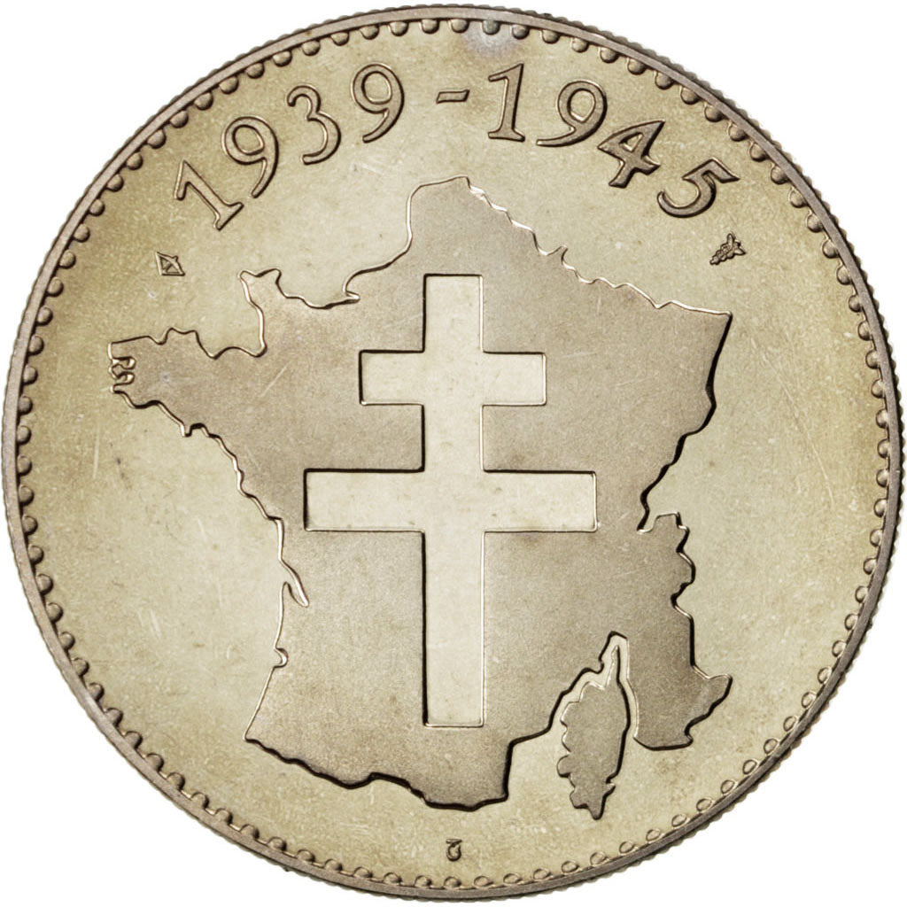 Francia, Medal, French Fifth Republic, History, Jimenez, EBC+, Níquel