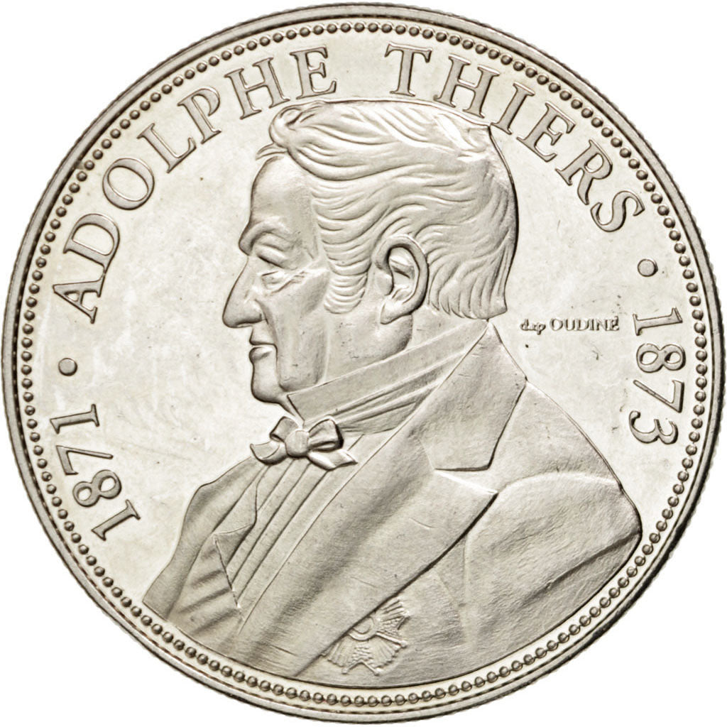 Frankrijk, Medal, French Fifth Republic, History, Oudiné, PR+, Nickel