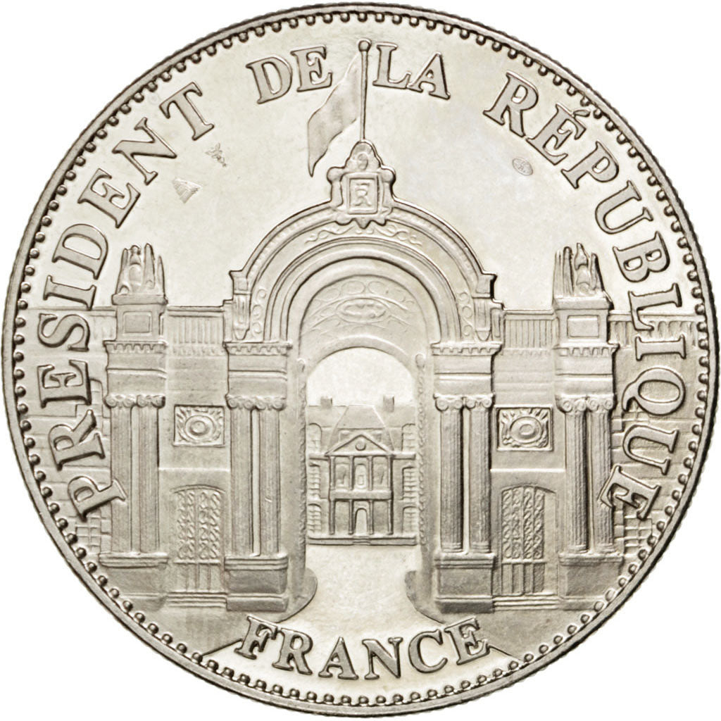 Frankrijk, Medal, French Fifth Republic, History, Oudiné, PR+, Nickel