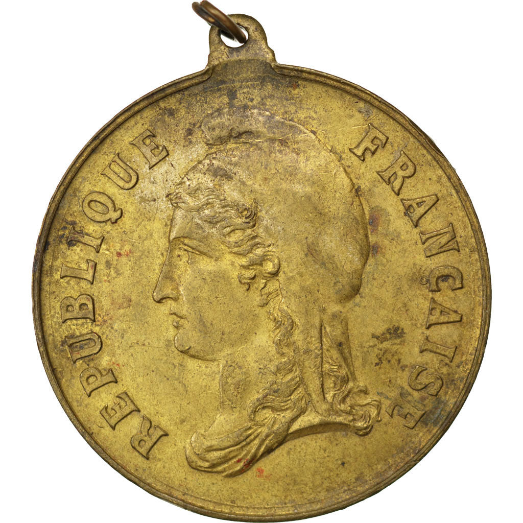 France, Medal, French Third Republic, Politics, Society, War, AU(50-53), Copper