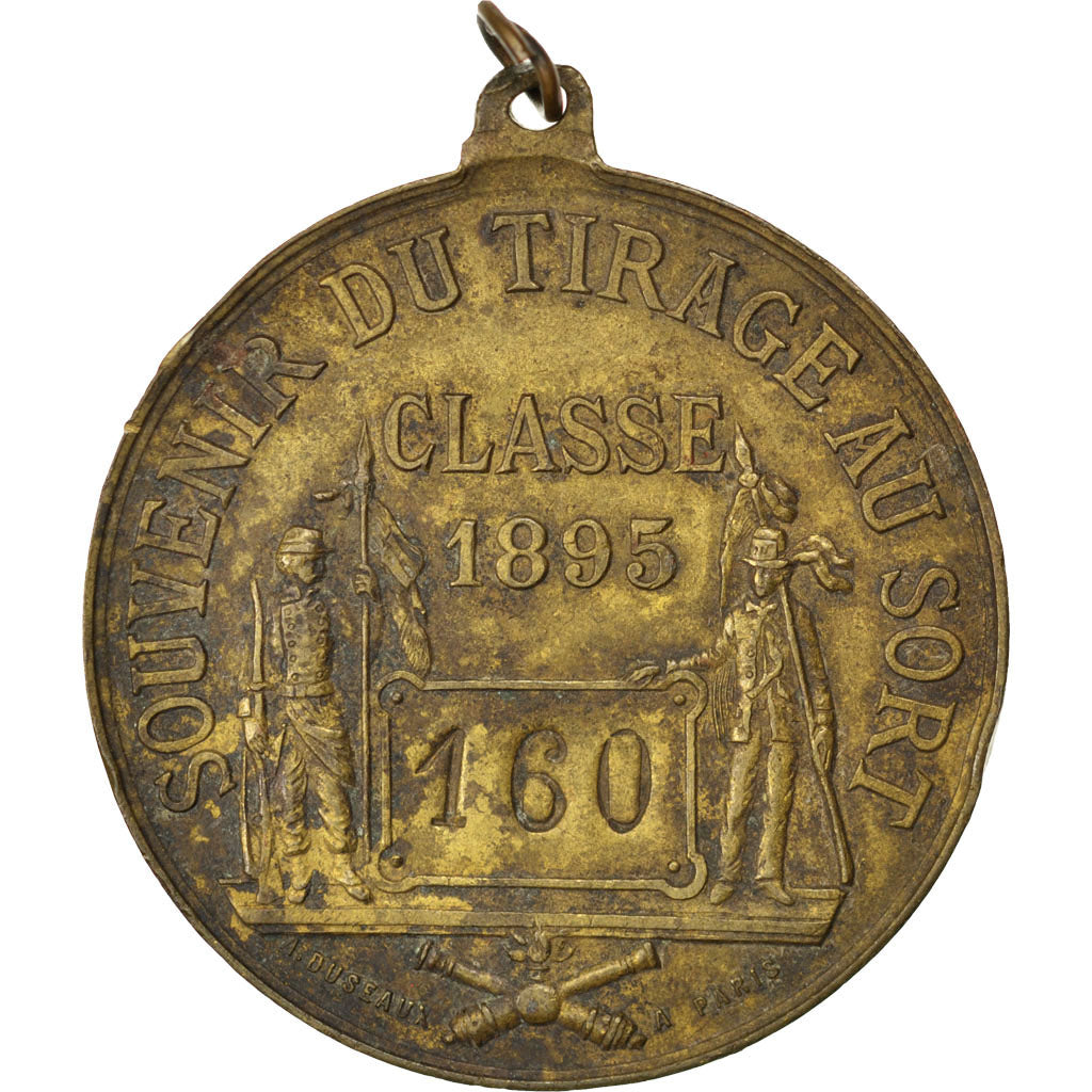 France, Medal, French Third Republic, Politics, Society, War, AU(50-53), Copper