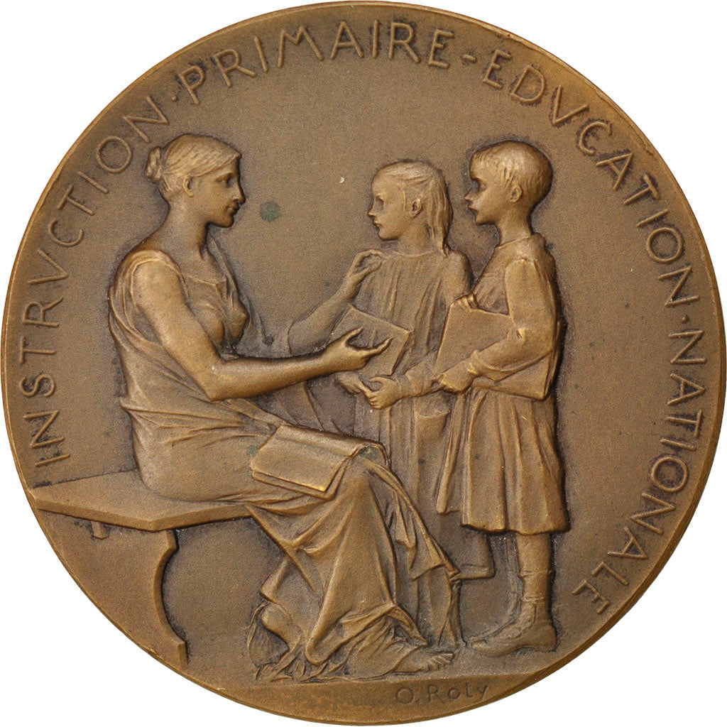 Frankreich, Medal, French Third Republic, Arts & Culture, Roty, VZ, Bronze