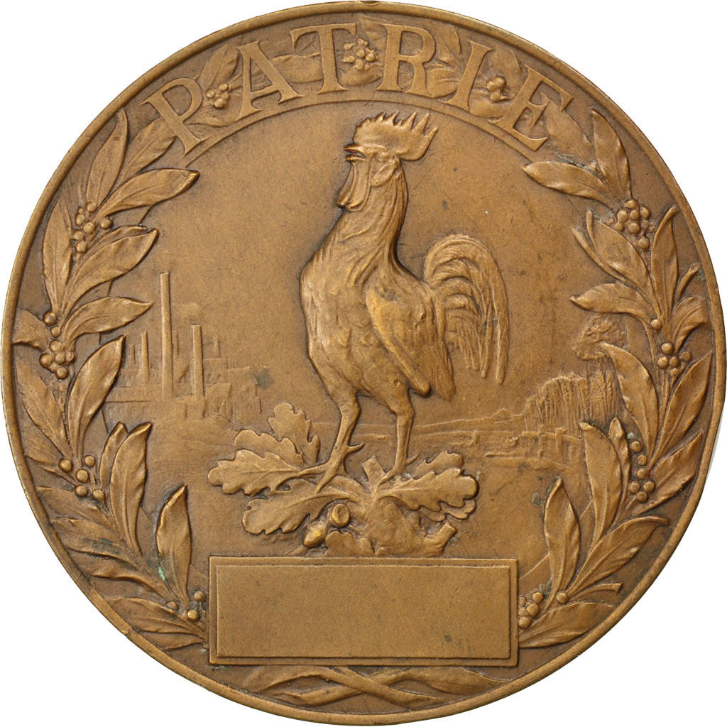 Frankreich, Medal, French Third Republic, Politics, Society, War, Lefebvre, SS+