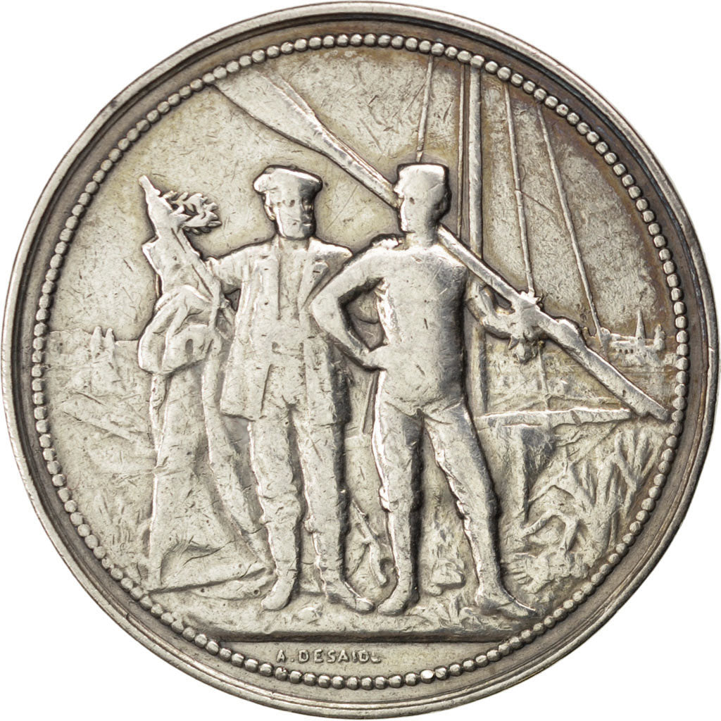 France, Medal, French Third Republic, Shipping, Desaide, EF(40-45), Silver