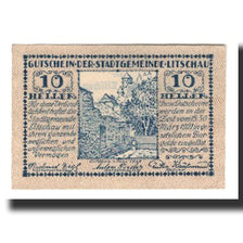 Banknote, Austria, Litschau, 10 Heller, Texte, 1921, 1921-03-30, UNC(65-70)