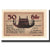 Banknote, Austria, Hall In Tirol Stadtgemeinde, 50 Heller, paysage 2, 1920