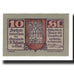 Banknot, Austria, St. Johann in Tirol, Tirol Gemeinde, 10 Heller, personnage