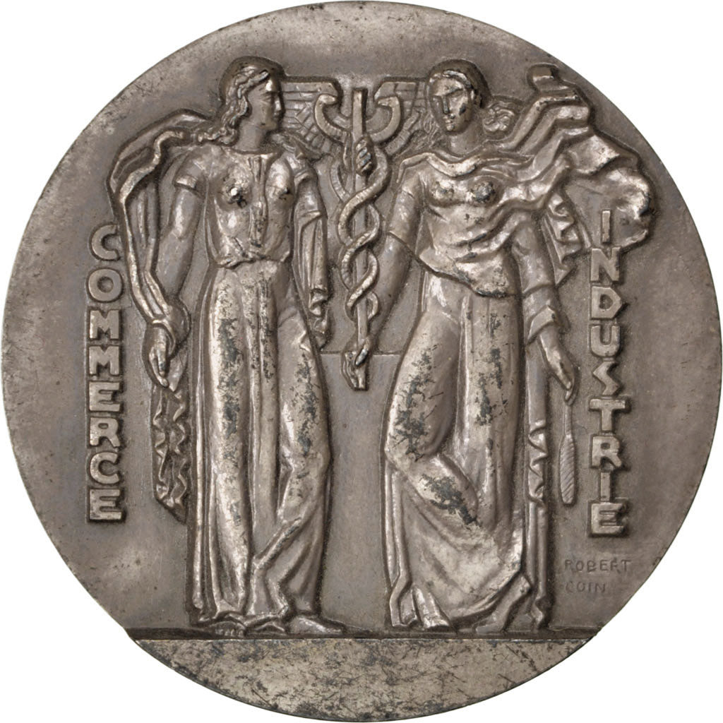 Frankreich, Medal, French Fifth Republic, Business & industry, SS+, Silber