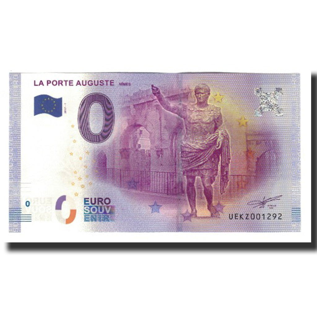 Francia, Tourist Banknote - 0 Euro, 30/ Nîmes - La Porte Auguste, 2017, UNC