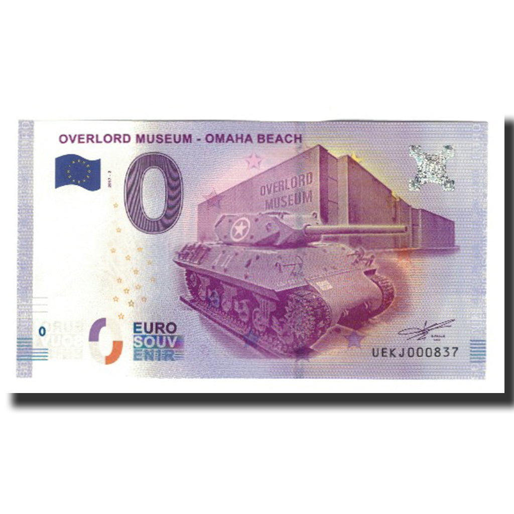 Frankreich, Tourist Banknote - 0 Euro, 14/ Colleville sur Mer - Overlord Museum