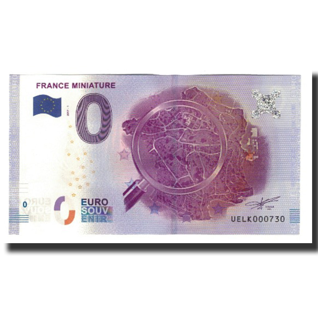France, Billet Touristique - 0 Euro, 78/ Elancourt - France Miniature, 2017