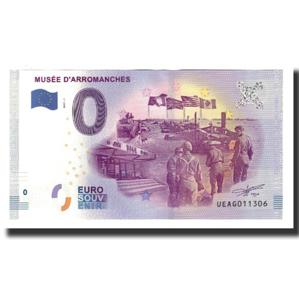 France, Tourist Banknote - 0 Euro, 14/ Arromanches-les-Bains - Musée