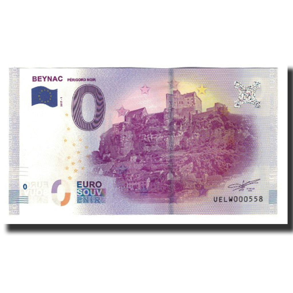 Francia, Tourist Banknote - 0 Euro, 24/ Beynac - Le Château de Beynac, 2017