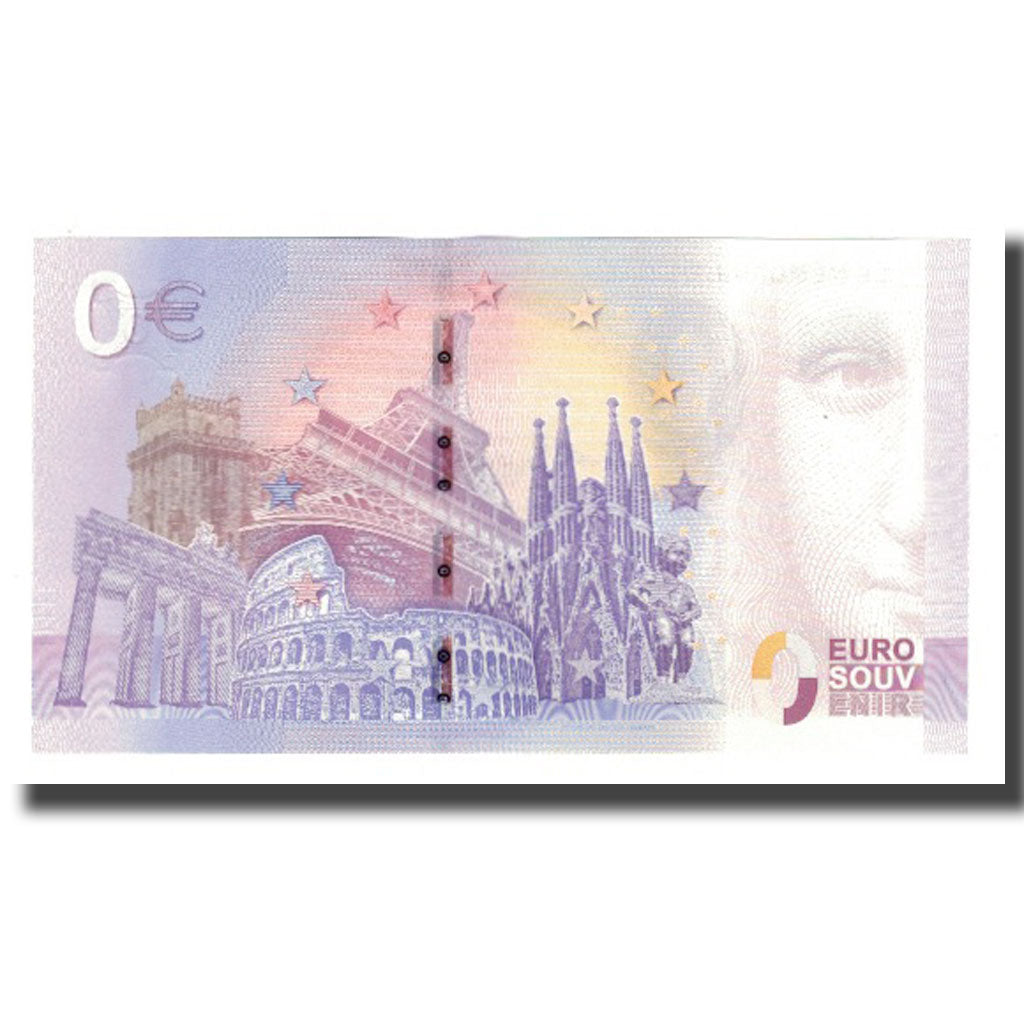 França, Tourist Banknote - 0 Euro, 14/ Caen - Le Mémorial de Caen, 2018, UNC