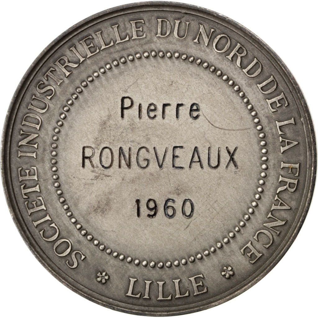 Francia, Medal, French Fifth Republic, Business & industry, Brenet, BB+, Argento