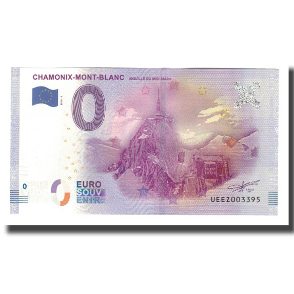 France, Billet Touristique - 0 Euro, 74/ Chamonix-Mont-Blanc - Aiguille du Midi