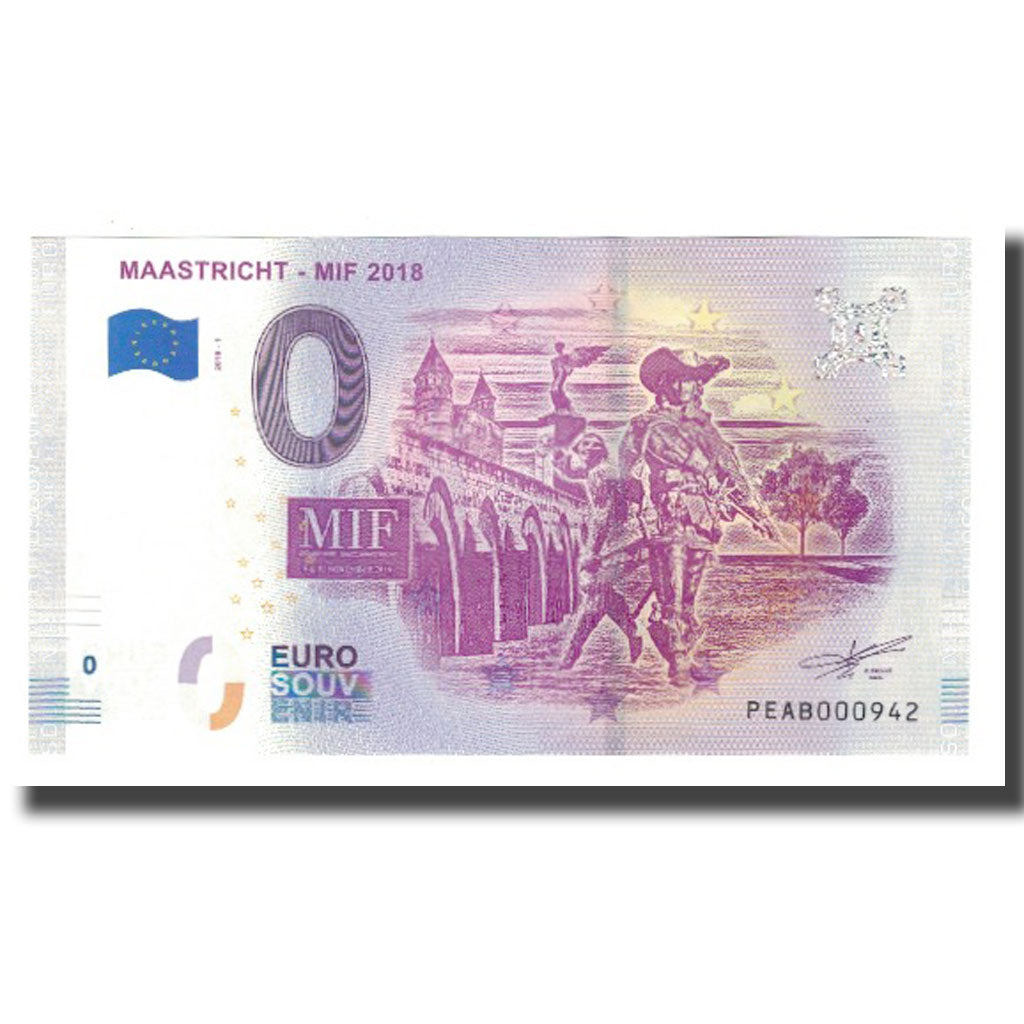 Netherlands, Tourist Banknote - 0 Euro, Netherlands - Maastricht - MIF 2018 -