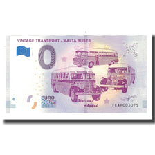 Malte, Billet Touristique - 0 Euro, Malta - Vintage Transport - Malta Buses