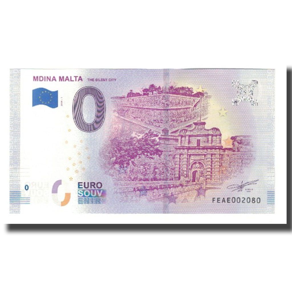Malta, Tourist Banknote - 0 Euro, Malta - L-Imdina - The Silent City - Mdina