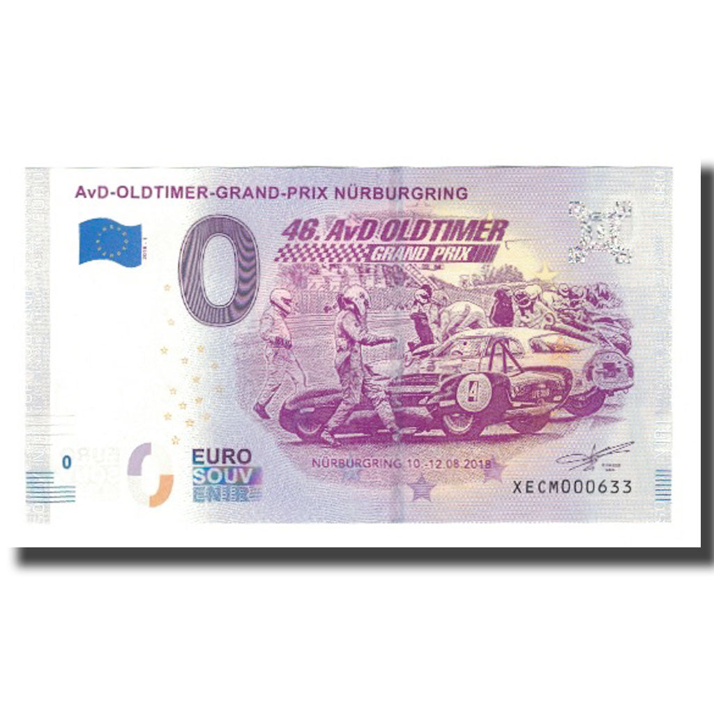Germany, Tourist Banknote - 0 Euro, Germany - Nürburg - AvD OldTimer Grand Prix