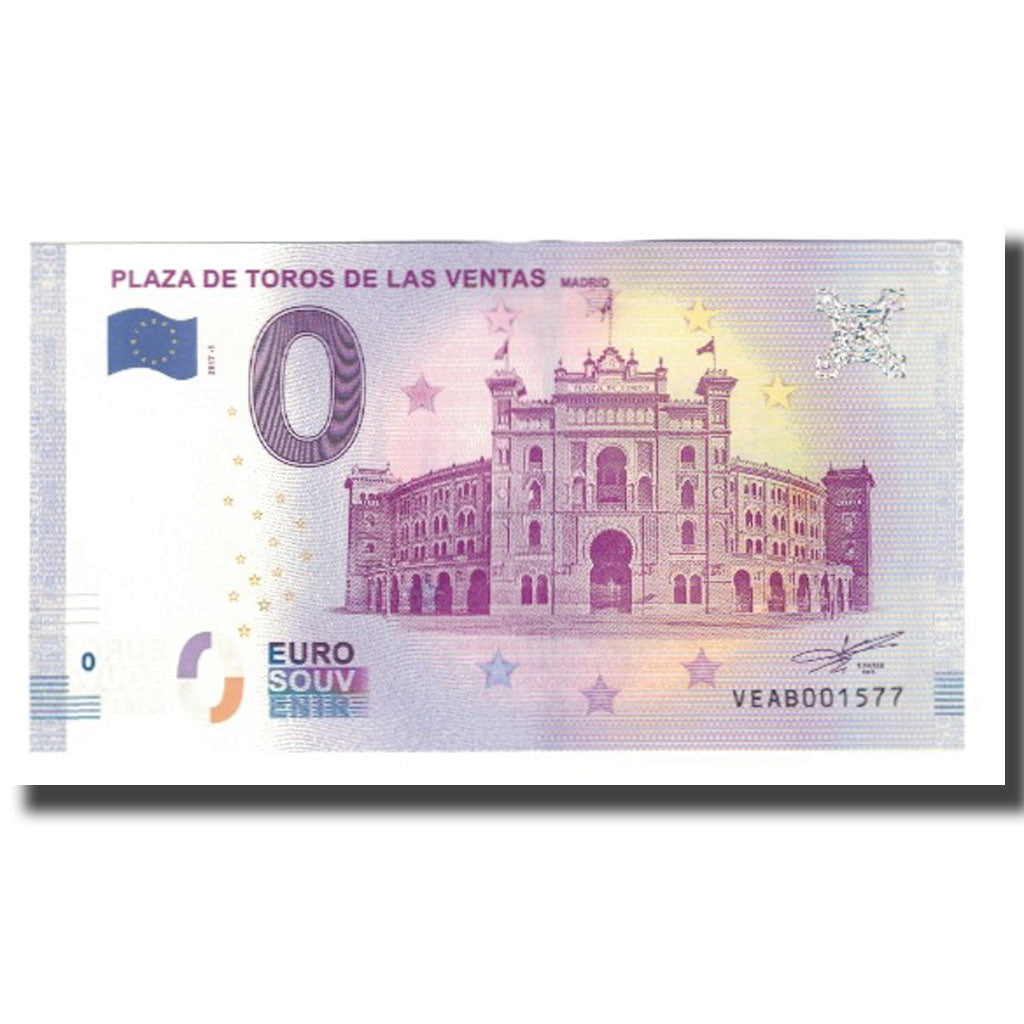 Spanien, Tourist Banknote - 0 Euro, Spain - Madrid - La Plaza de Toros de Las
