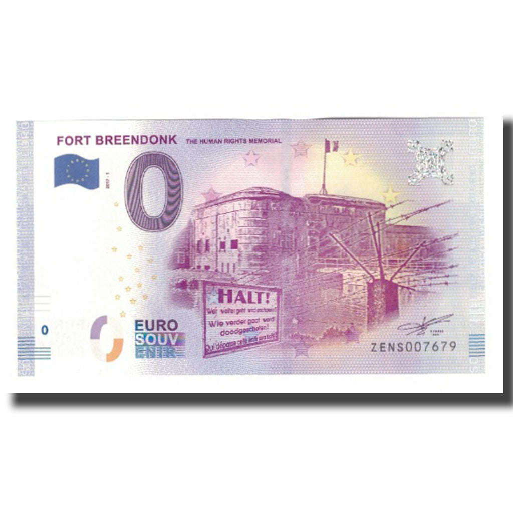 Belgien, Tourist Banknote - 0 Euro, Belgium - Willebroek - Le Fort Breendonk