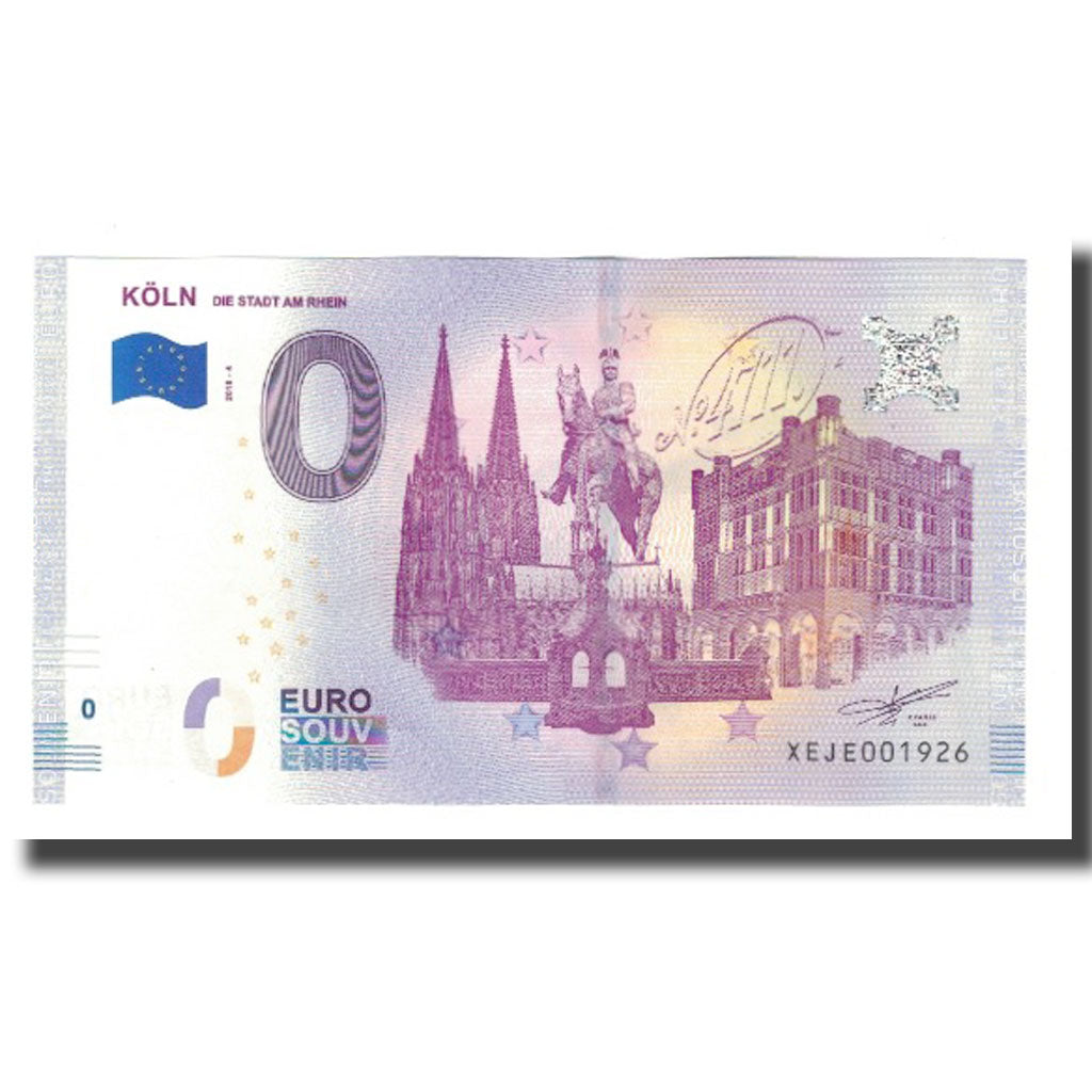 Germany, Tourist Banknote - 0 Euro, Germany - Köln - Die Stadt Am Rhein - La