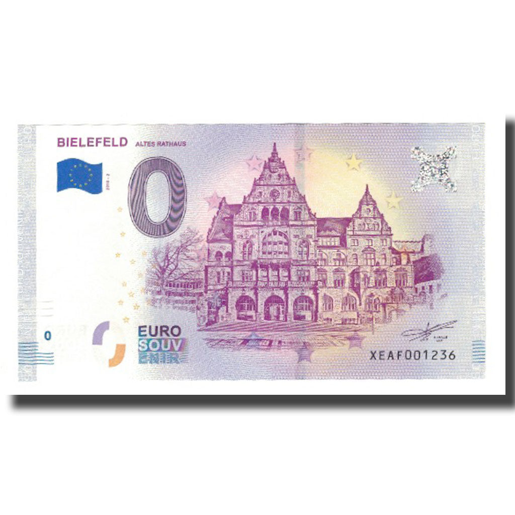 Germania, Tourist Banknote - 0 Euro, Germany - Bielefeld - Old City Hall