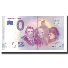 Belgique, Billet Touristique - 0 Euro, Belgium - Braine-L'Alleud - Mémorial