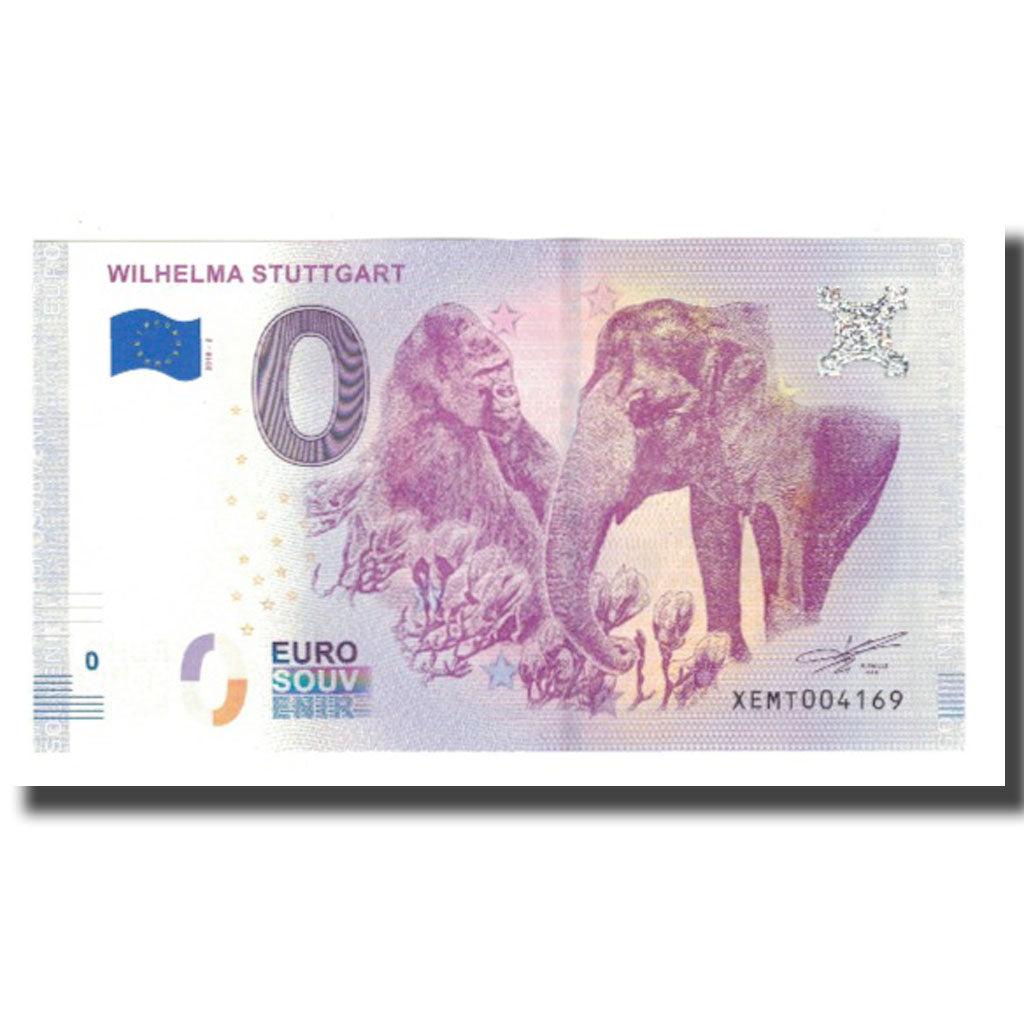 Alemanha, Tourist Banknote - 0 Euro, Germany - Stuttgart - Jardin Botanique et