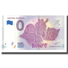 España, Tourist Banknote - 0 Euro, Spain - Valencia - Bioparc - Parc Zoologique
