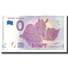 Spanien, Tourist Banknote - 0 Euro, Spain - Valencia - Bioparc - Parc Zoologique