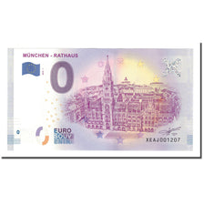 Germany, Tourist Banknote - 0 Euro, Germany - München - Rathaus - Nouvel Hôtel