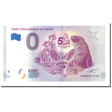 Francia, Tourist Banknote - 0 Euro, 75/ Paris - Parc Zoologique de Paris - Zoo