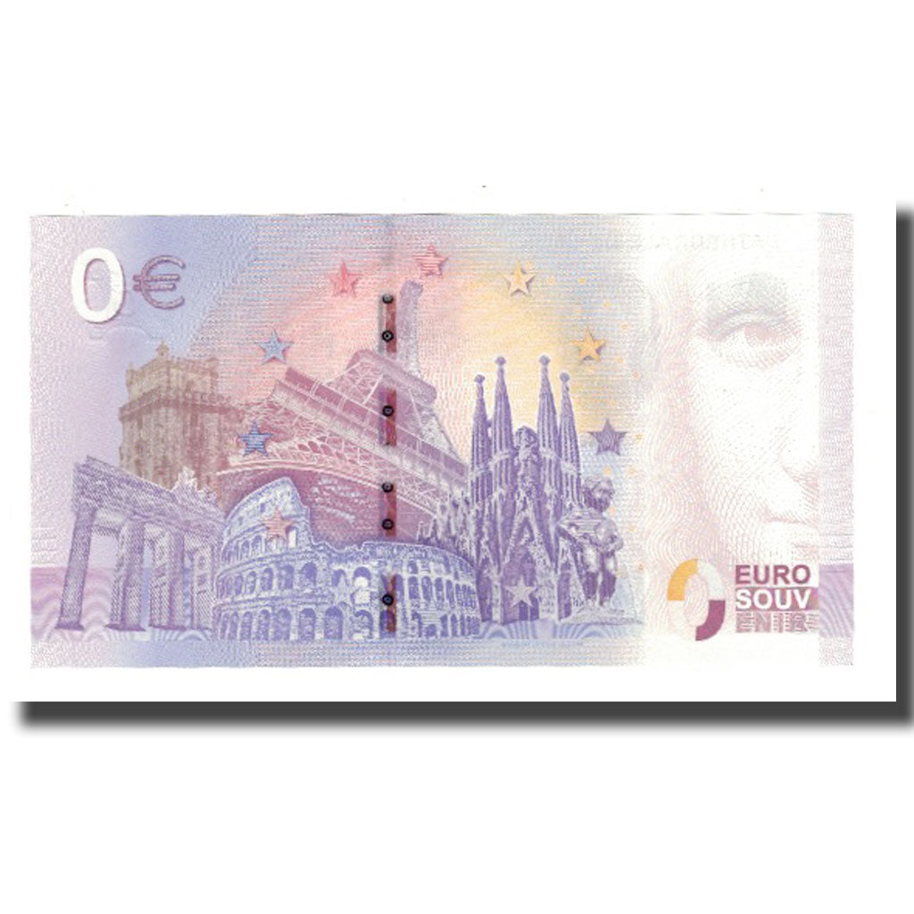 Frankrijk, Tourist Banknote - 0 Euro, 02/ Laon - Cathédrale Notre-Dame de Laon