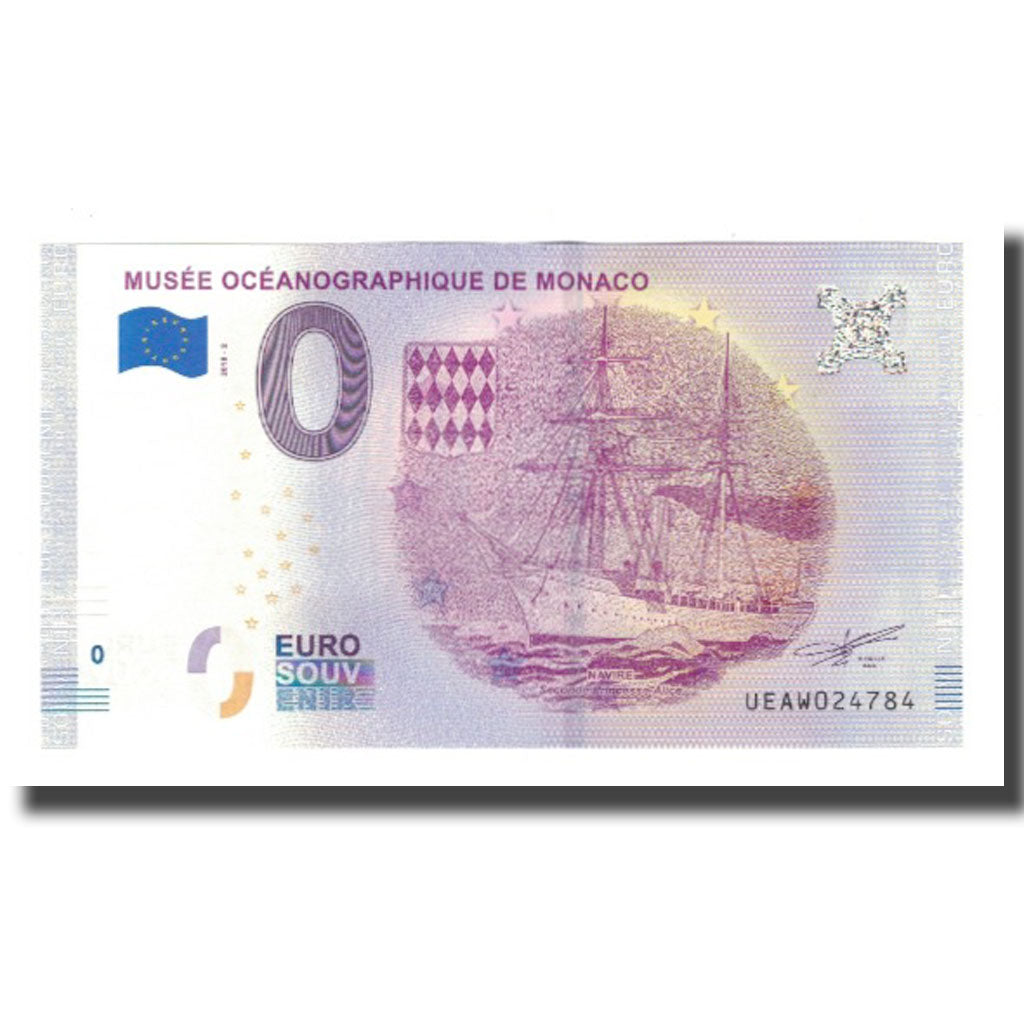 Monaco, Billet Touristique - 0 Euro, 98/ Monaco - Musée Océanographique de