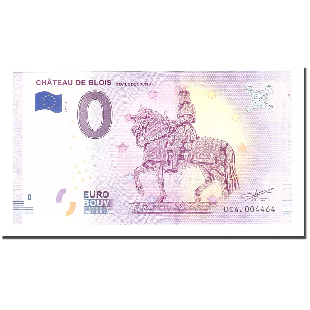 Francia, Tourist Banknote - 0 Euro, 41/ Blois - Château Royal de Blois - Statue