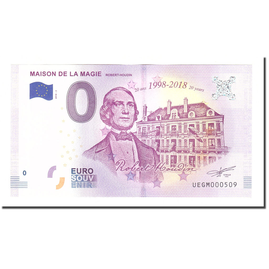 Francia, Tourist Banknote - 0 Euro, 41/ Blois - Maison de la Magie - Robert