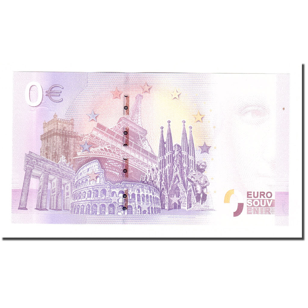 France, Tourist Banknote - 0 Euro, 59/ Dunkerque - Jean Bart - Hôtel de Ville