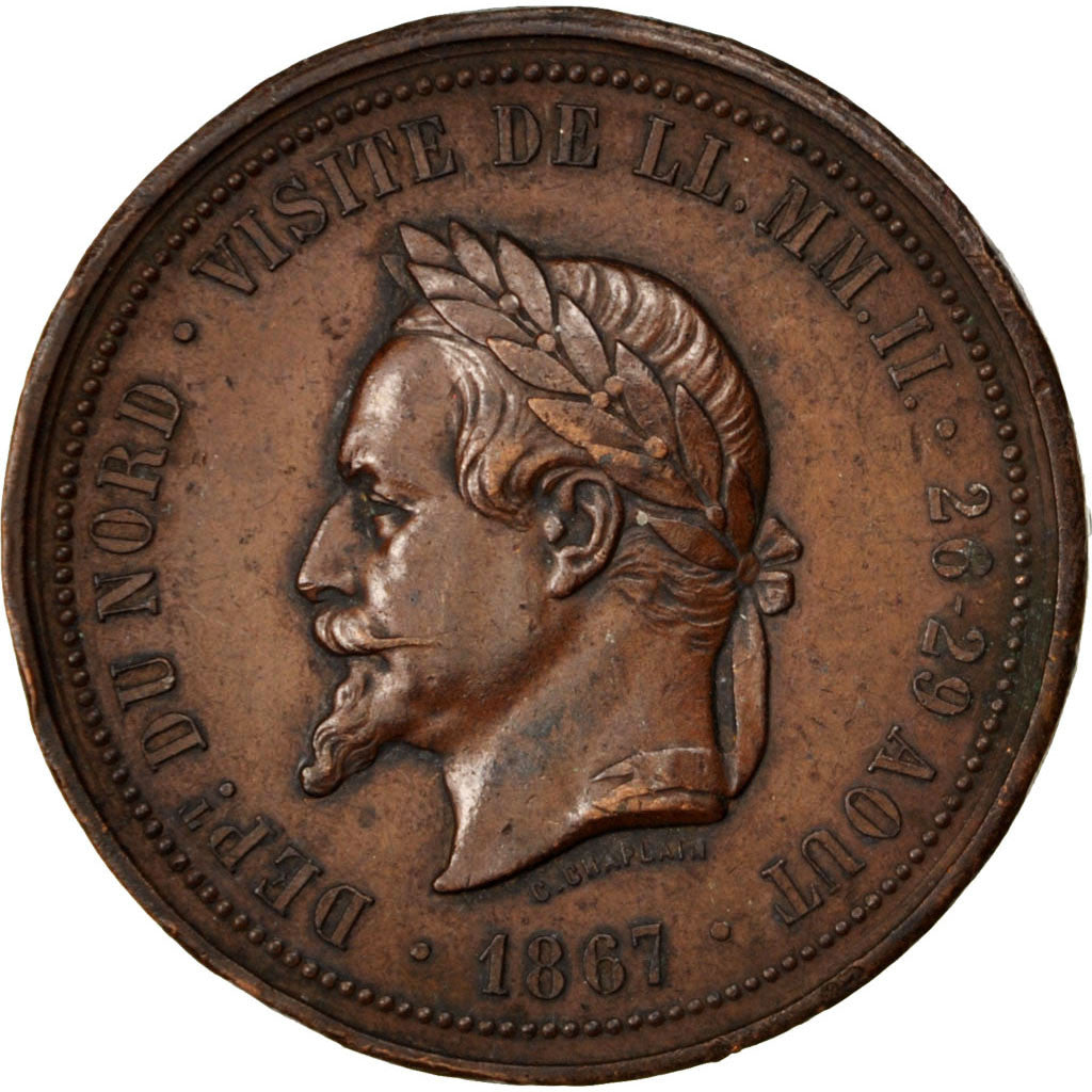 Frankreich, Medal, Second French Empire, Politics, Society, War, Borrel, SS